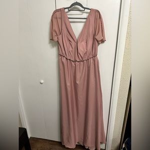 Size 18 Dusty Rose AW Bridal dress